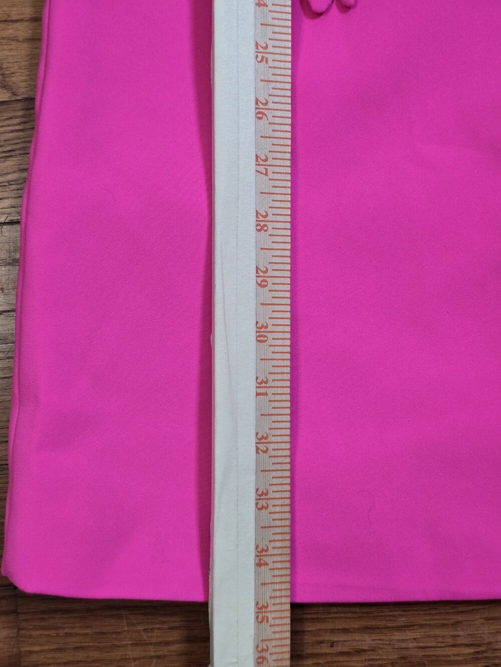 Hot Pink 3D Floral Applique Turtleneck A-line Shift Dress Bell Sleeves Sz.S - Picture 14 of 16